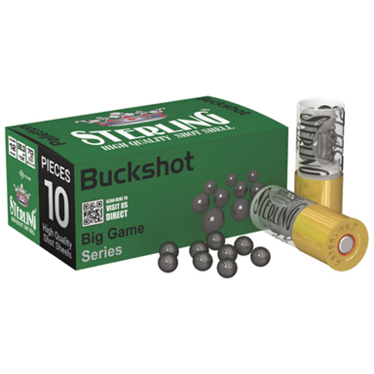 Sterling 12ga 2. 75" 00bk 9plt 10/200 - image 1