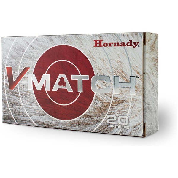 Hornady V-Match Rifle Ammunition 6mm Creedmoor 80gr ELD-VT 20/ct