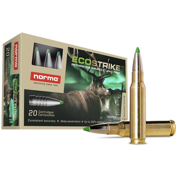 Norma EcoStrike Rifle Ammunition .308 Win 150gr PT 2592 fps 20/ct