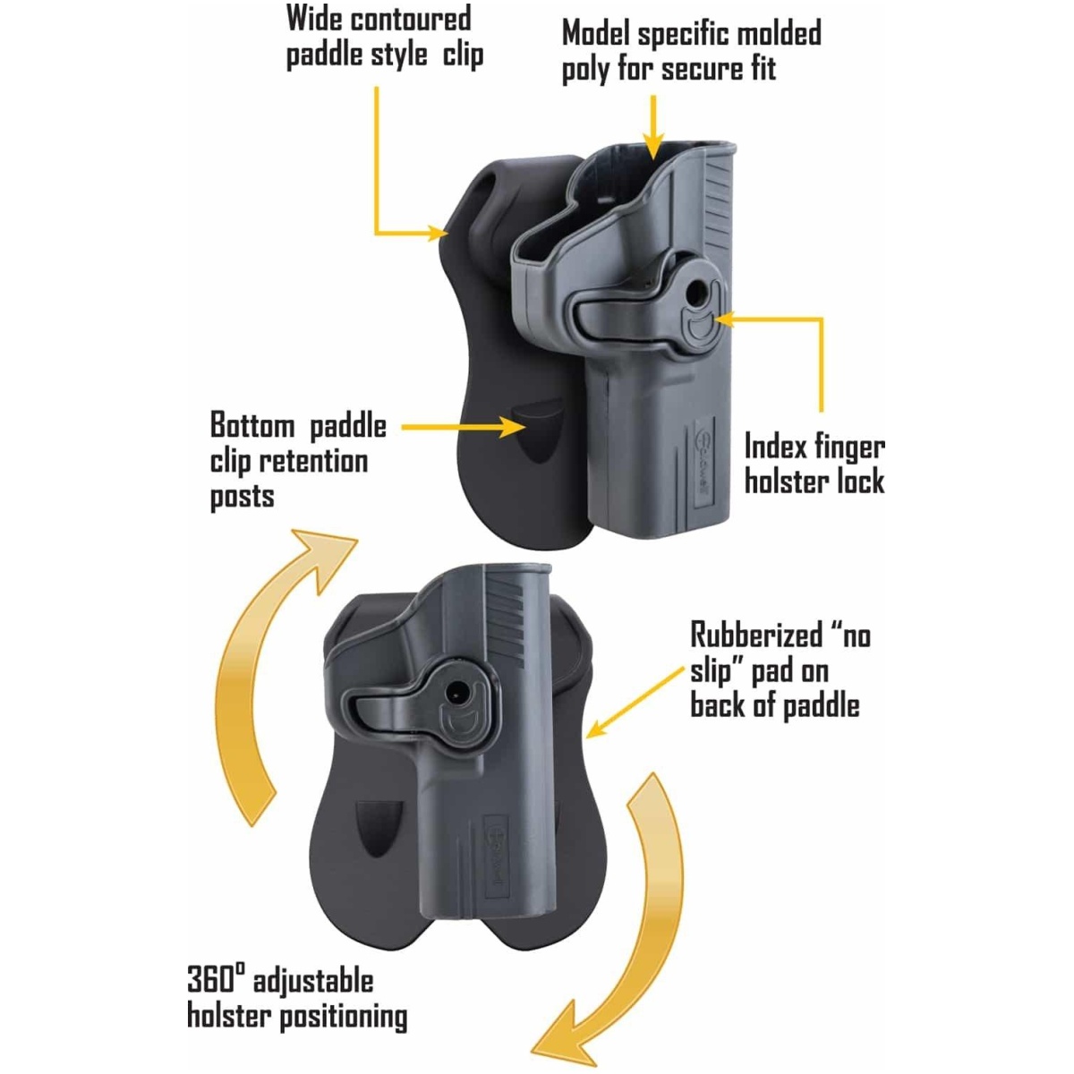 Caldwell tac ops holster taurus 24/7 - image 1