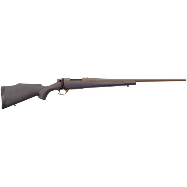 Weatherby Vanguard Weatherguard Bronze Rifle 7mm-08 Rem 5rd Capacity 22" Bronze Threaded Barrel Black/Bronze Stock