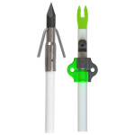 MUZZY FISH ARROW W/CARP POINT - NOCK & BOTTLE SLIDE 1EA