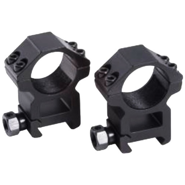 TRADITIONS RINGS TACTICAL 1" - 4 SCREW HIGH MATTE BLACK