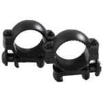 TRADITIONS RINGS 1" WEAVER - MEDIUM MATTE BLACK