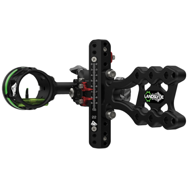 AXCEL LANDSLYDE SIGHT AV-41 - 1 PIN .019 GREEN NON-DAMPENED