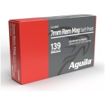 Aguila Rifle Ammunition 7mm Rem Mag 139 gr SP 3140 fps 20/ct