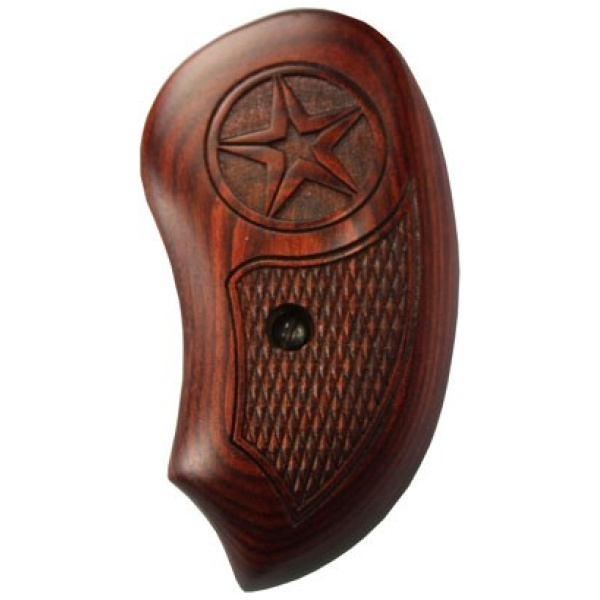 BOND ARMS GRIP EXTENDED LAM. - ROSEWOOD/GREY W/LASER STAR