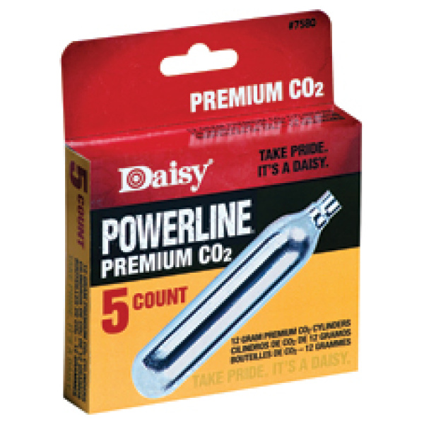 DAISY #7580 CO2 CYLINDERS 5/BX