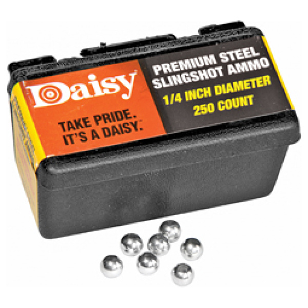 DAISY 1/4" STEEL SLINGSHOT AMMO