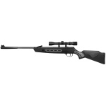 Hatsan 1000S Spring Striker Combo Air Rifle - Black Syn Optima 3-9x32 Scope .22 cal 1000 fps