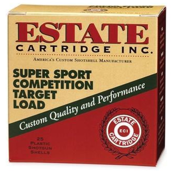 Estate Cartridge Super Sport 12 ga 2 3/4"  1 oz #7.5 1235 fps - 25/box