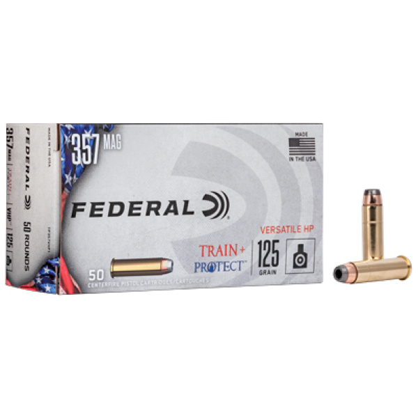 FED TRAIN/PROTCT 357MAG 125GR VHP 50