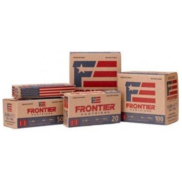 Hornady Frontier NATO FM193 Rifle Ammunition 5.56mm 55 gr FMJ 20/ct