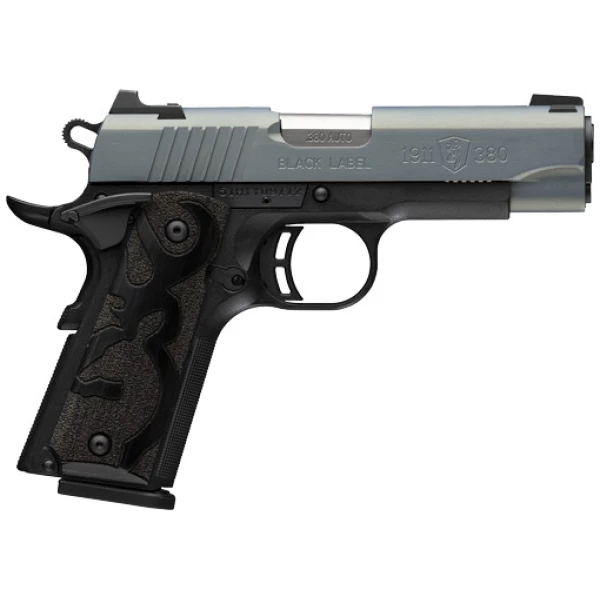 BROWNING 1911-380 BLACK LABEL - 380ACP 3.58"CMP 8RD NTN LGTS