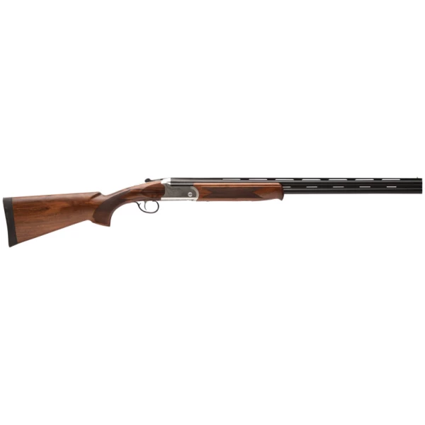 STEVENS 555E O/U 28GA 26" MC5 - 2 3/4" SILVER ENGAVED/WALNUT