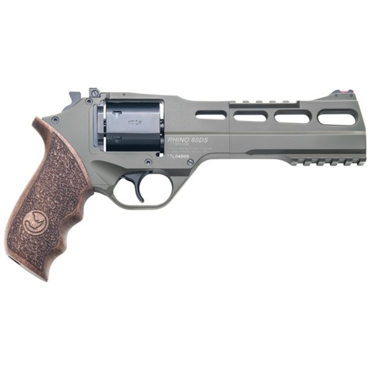 G340282. Jpg - chiappa rhino 60ds 357mag - 6" adj. Sight odg/walnut - g340282