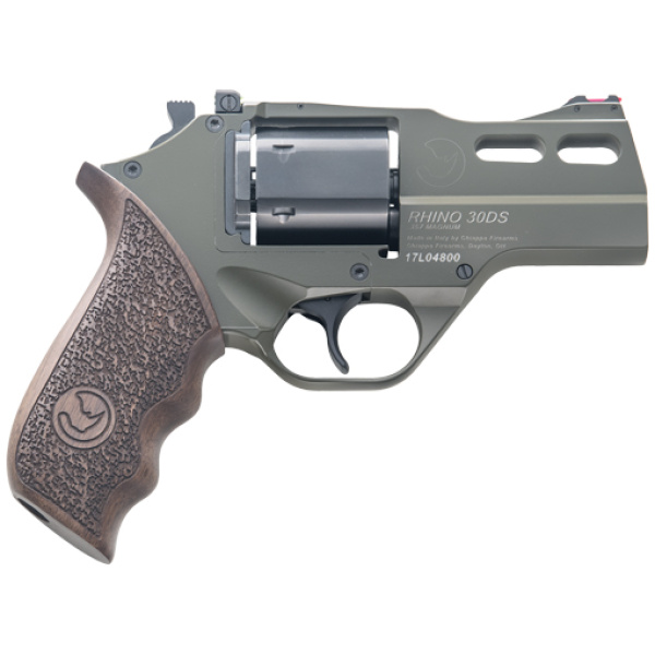 CHIAPPA RHINO 30SA 357MAG - 3" ADJ. SIGHT ODG/WALNUT