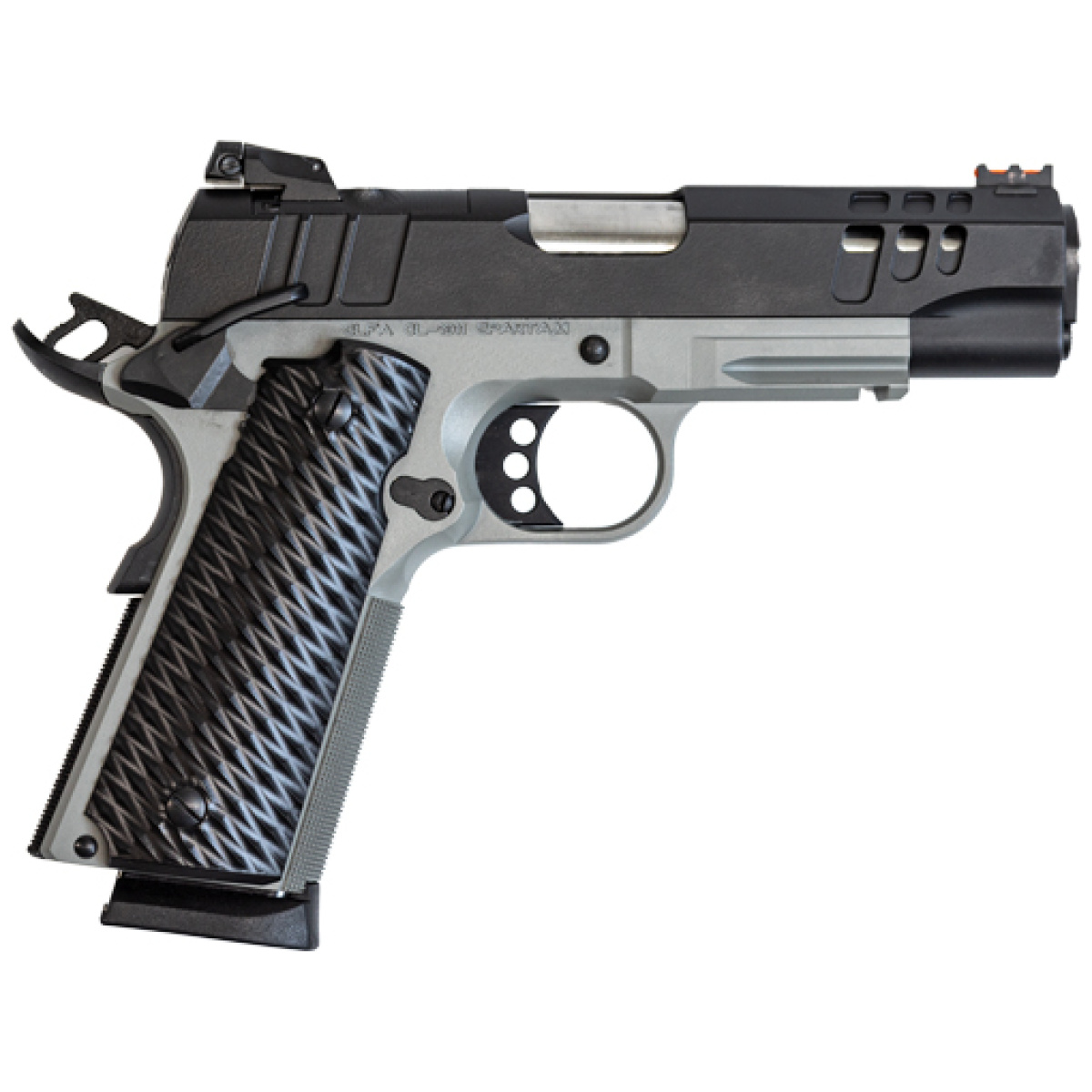 Gl191145csssrk. Jpg - glfa 1911 pistol 45acp 4. 25" - black slide bull shark frame - gl191145csssrk