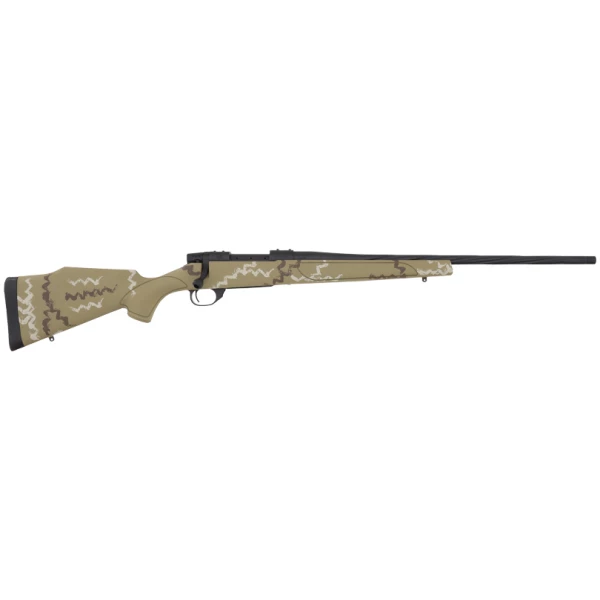 WEATHERBY VANGUARD OUTFITTER - 243 WIN 24" W/MB BLK CERA/BRN