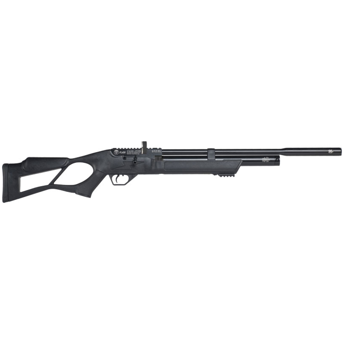 Hgflash177. Jpg - hatsan flash qe. 177 pcp 1150 - fps black/synth w/2 mags - hgflash177