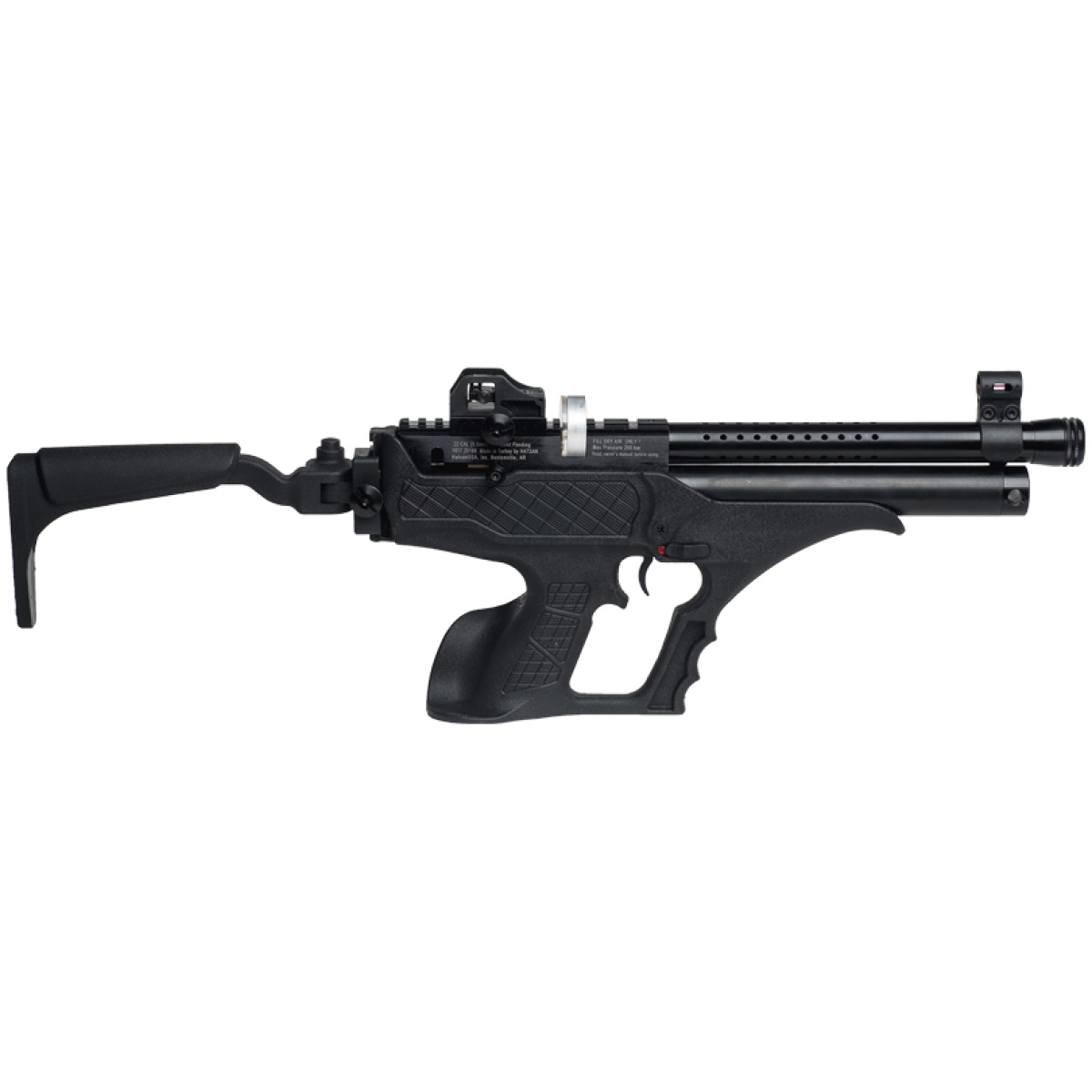 Hgsorttact177. Jpg - hatsan sortie tact. 177 900fps - black/synth w/folding stock - hgsorttact177