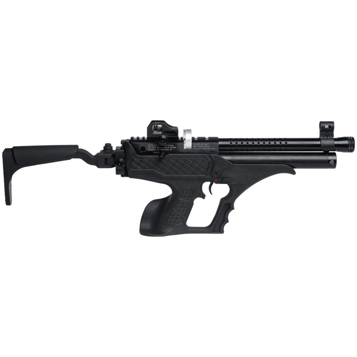 Hgsorttact177. Jpg - hatsan sortie tact. 177 900fps - black/synth w/folding stock - hgsorttact177