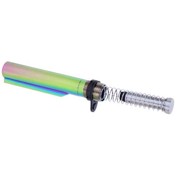 GUNTEC AR15 MIL-SPEC BUFFER - TUBE SET RAINBOW PVD COATED