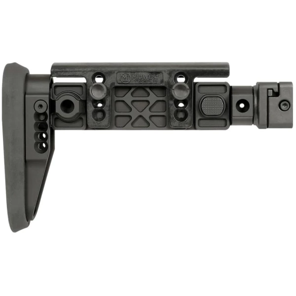 Midwest Industries Alpha Series Picatinny Folding Stock Black