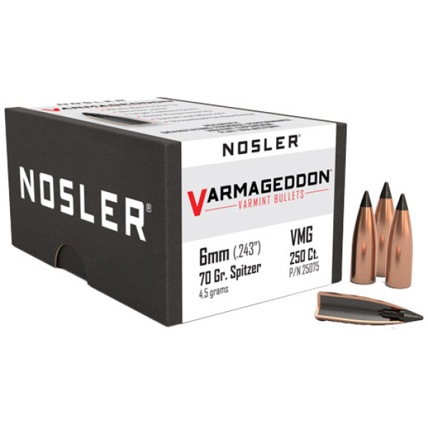 NOSLER BULLETS 6MM .243
