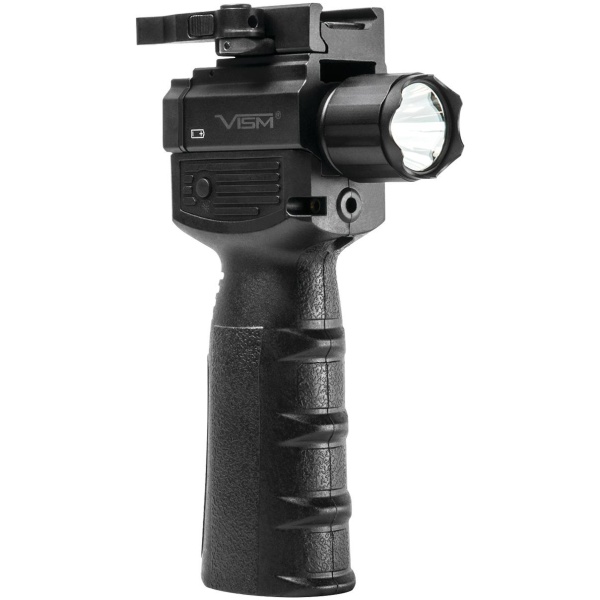 NcSTAR VISM Vertical Grip w/Strobe FlashLight & Green Laser Gen 2