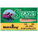 SIERRA BULLETS .22 CAL .224 - 53GR HP MATCH 100CT