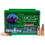 SIERRA BULLETS .22 CAL .224 - 55GR BLITZKING 100CT