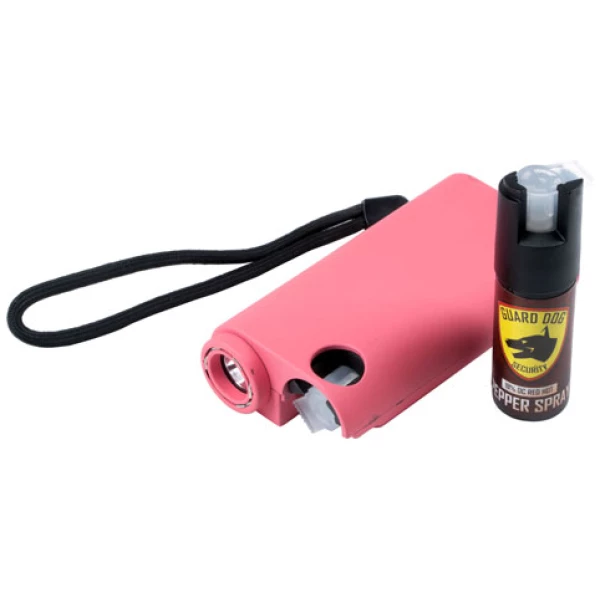 GUARD DOG OLYMPIAN 3-IN-1 PINK - STUN GUN/LIGHT/PEPPER SPRAY