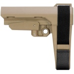 SB Tactical SBA3 Pistol Stabilizing Brace 5-Position Adjustable FDE