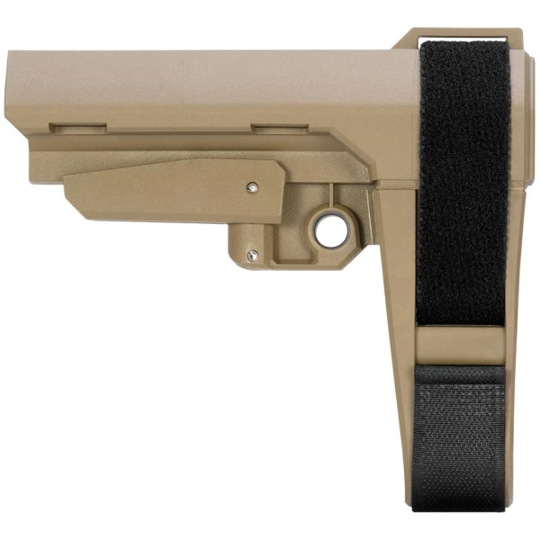 SB Tactical SBA3 Pistol Stabilizing Brace 5-Position Adjustable FDE
