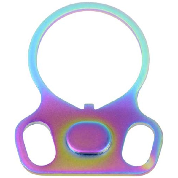 GUNTEC AR15 AMBI SINGLE POINT - SLING ADAPTER RAINBOW PVD
