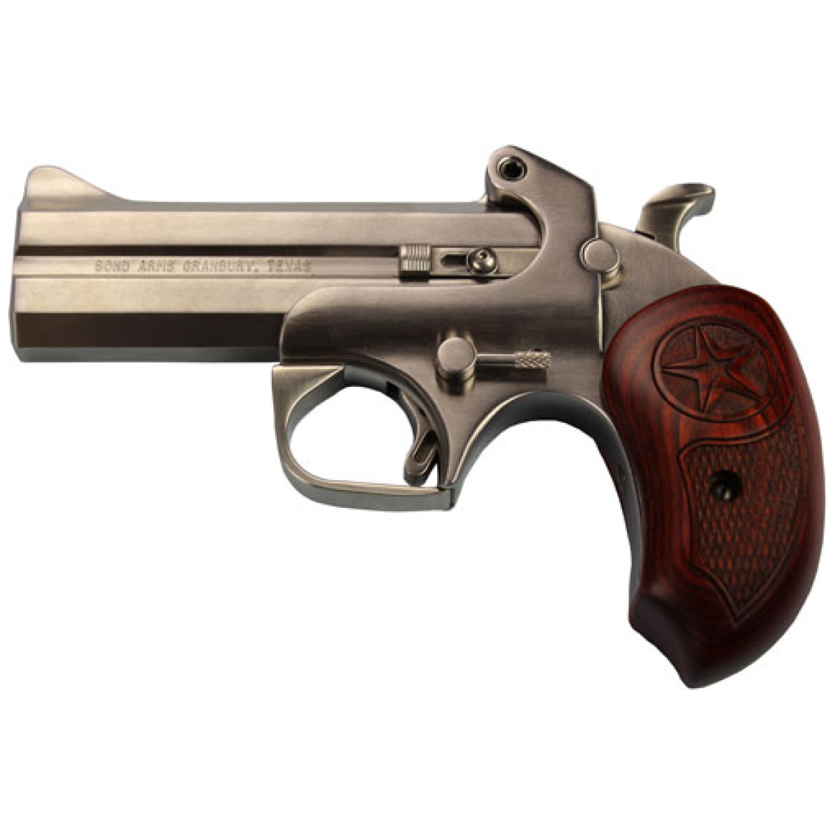 Bond arms grip extended lam. - rosewood/grey w/laser star - image 2