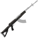 ProMag Archangel OPFOR Pistol Grip Conversion Stock for SKS - Black Polymer