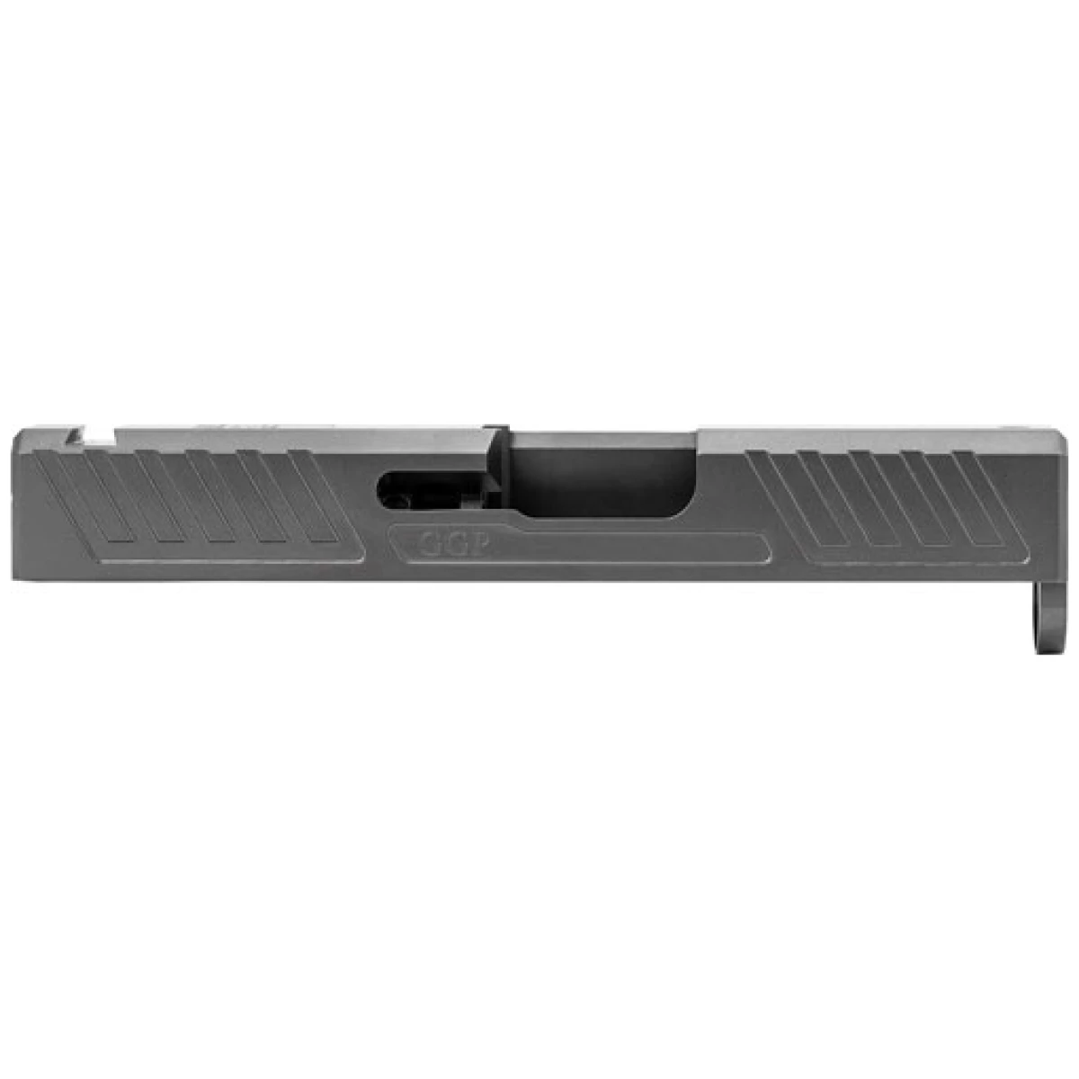 Zggpspg43v1_right. Jpg - grey ghost prec for glock 43 - slide v1 grey - zggpspg43v1 right