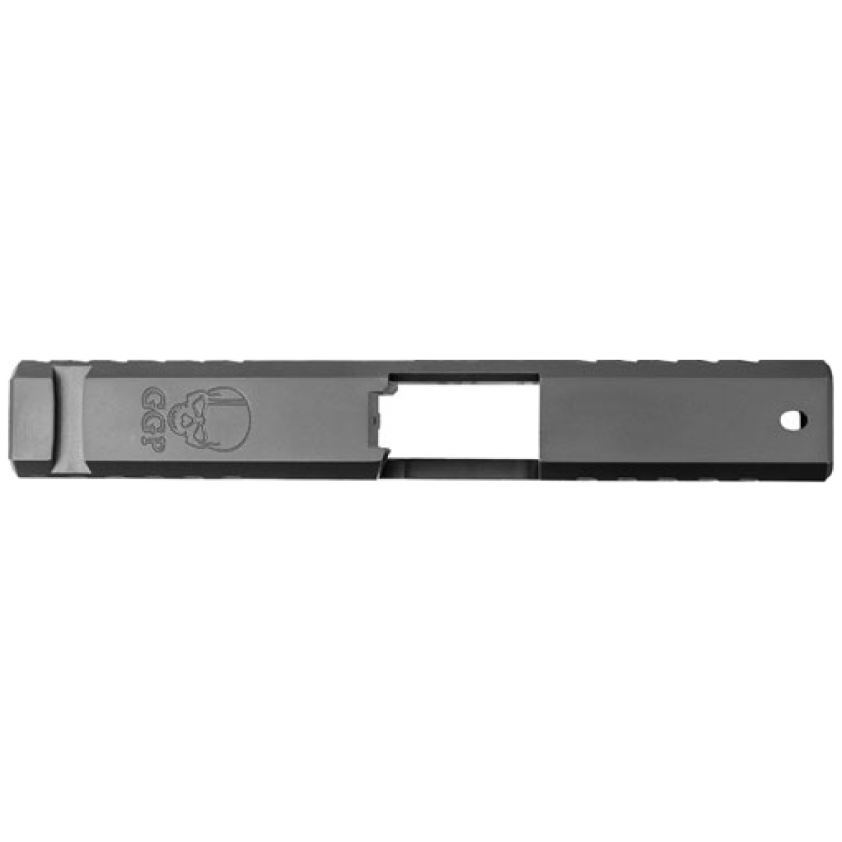 Zggpspg43v1_top. Jpg - grey ghost prec for glock 43 - slide v1 grey - zggpspg43v1 top