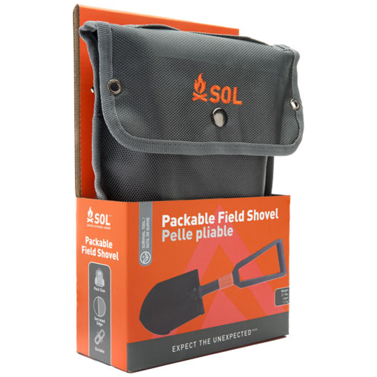 01401024. Jpg - arb sol packable field shovel - w/saw and pick features 2lb - 01401024