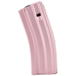 CPD MAGAZINE AR15 5.56X45 30RD - PINK FINISH ALUMINUM