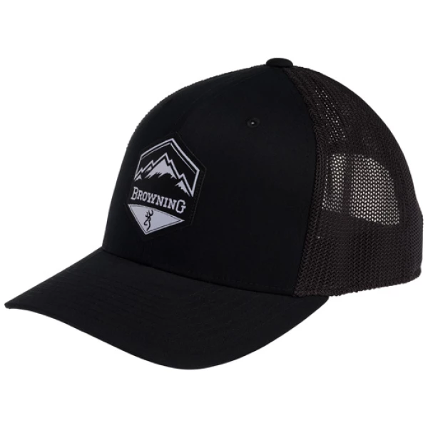 BROWNING CAP MOUNTAIN BUCK - LOGO BLK W/PTCH BCKMK LOGO ADJ
