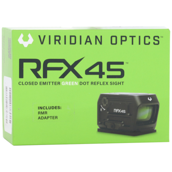 VIRIDIAN REFLEX SIGHT RFX-45 - 5MOA GREEN DOT 1X24 ACRO