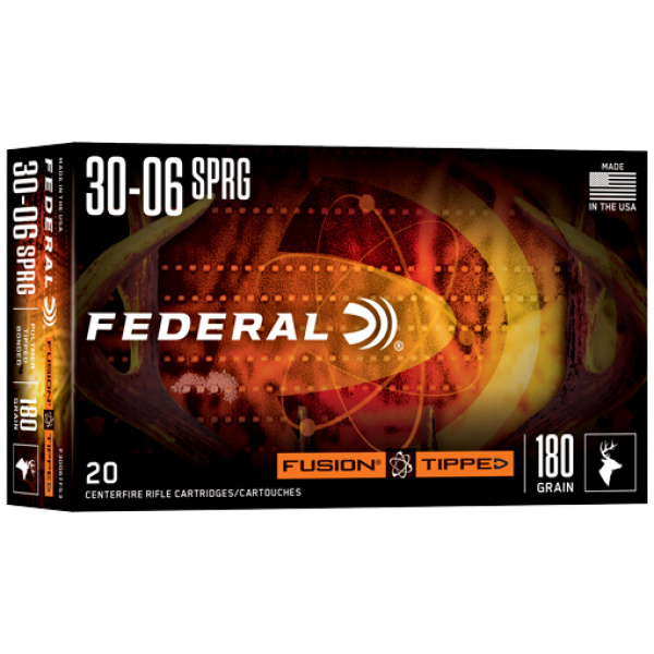 FEDERAL FUSION 30-06 180GR - TIPPED FUSION 20RD 10BX/CS