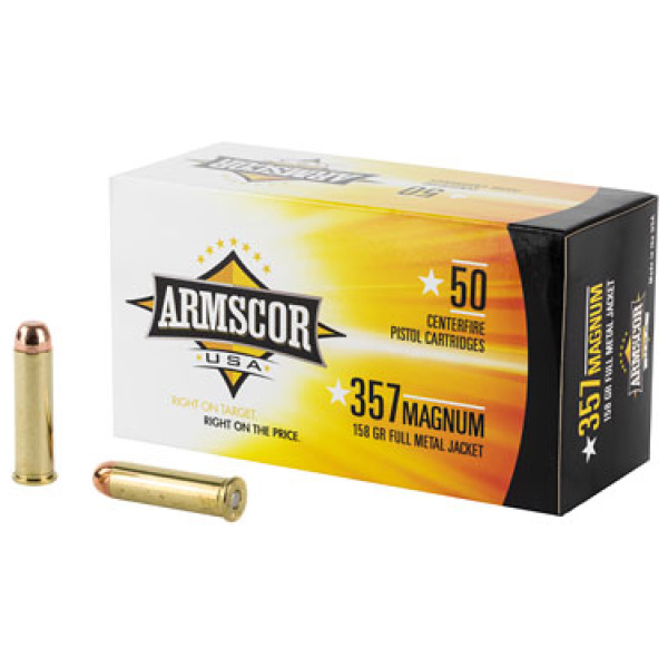 ARMSCOR 357MAG 158GR FMJ 50/1000