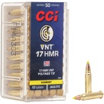 CCI Rimfire Ammunition .17 HMR 17gr VNT 2650 fps 50/ct