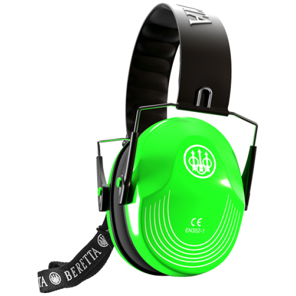 BERETTA SAFETY PRO EARMUFF - GREEN FLUORESCENT