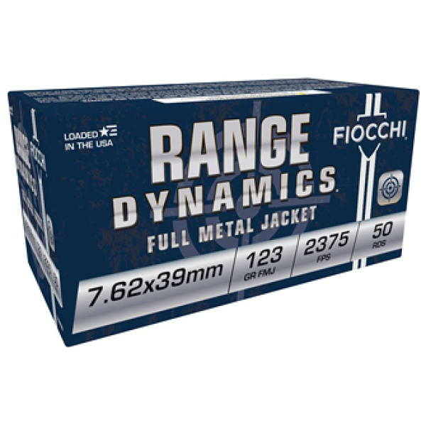 FIOCCHI 7.62X39 FMJ 123GR 50/500
