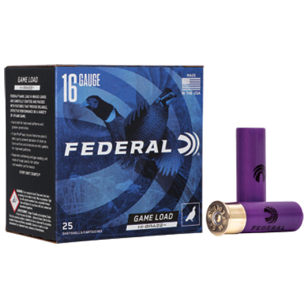 FED GAME LOAD 16GA 2.75" #7.5 25/250